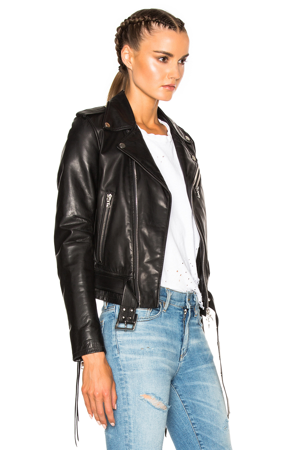 图象4 amiri new vitellino rider jacket – 黑色