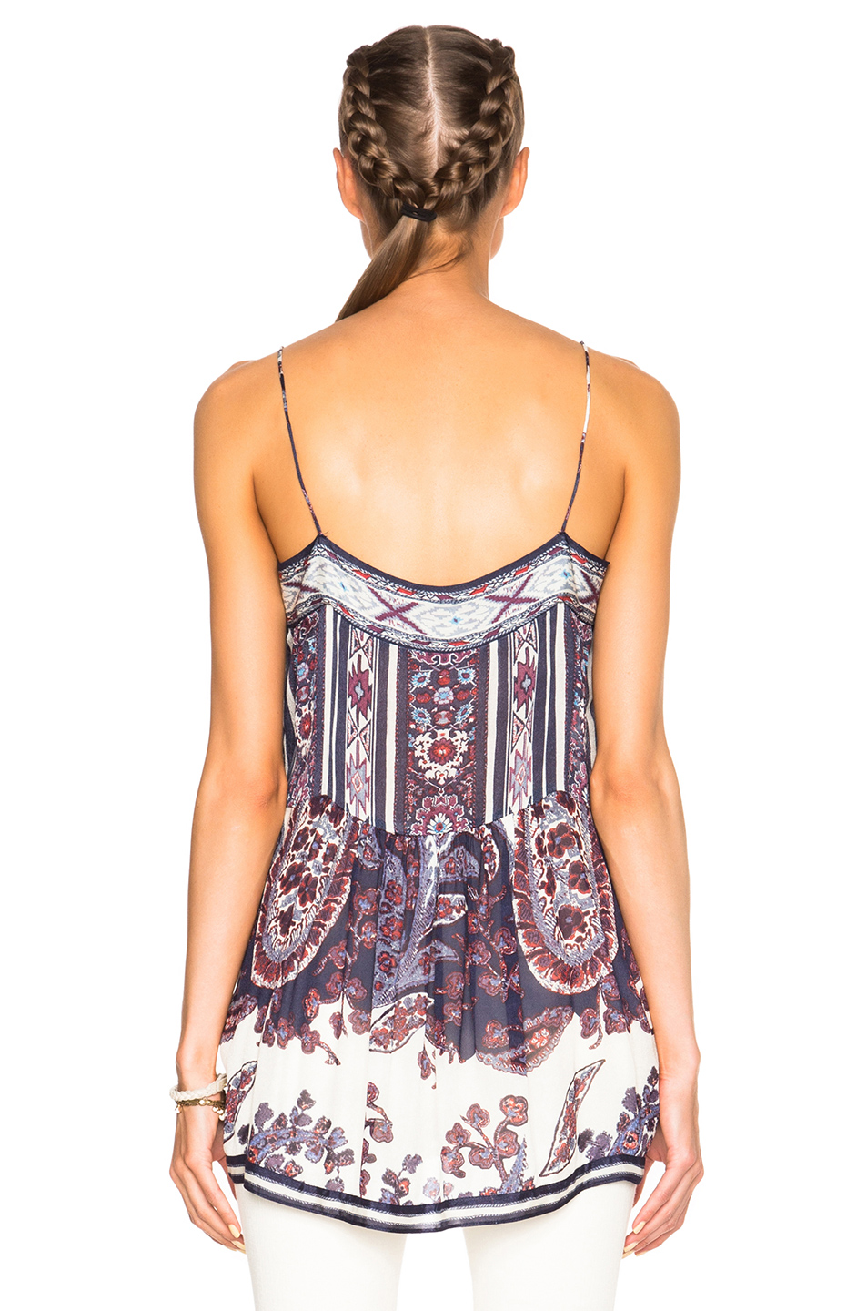 图象4 isabel marant etoile tybalt paisley print top – 漆黑