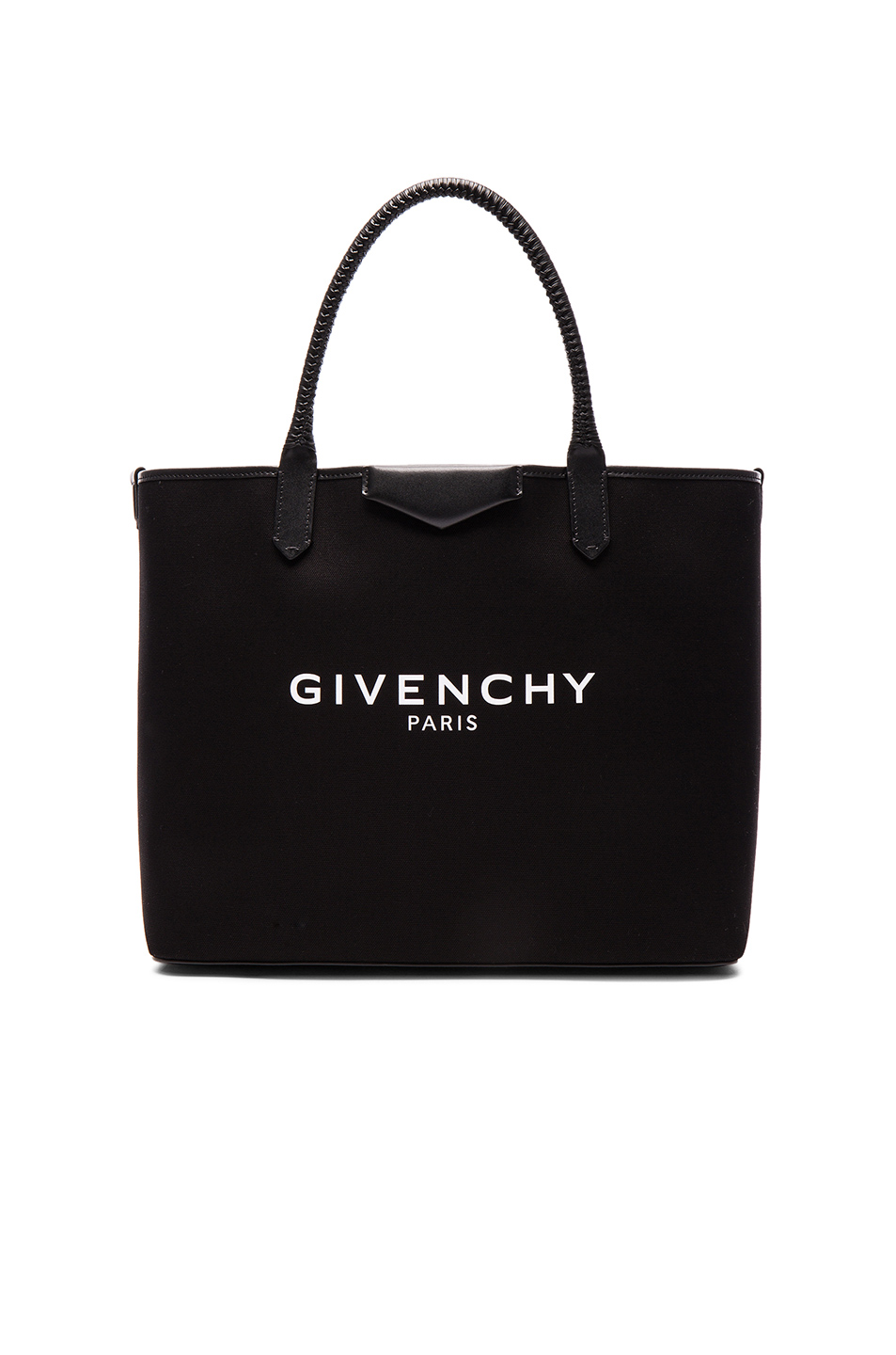 纪梵希logo三种,纪梵希logo 图象1 givenchy large logo print antigona shopping bag – 黑色