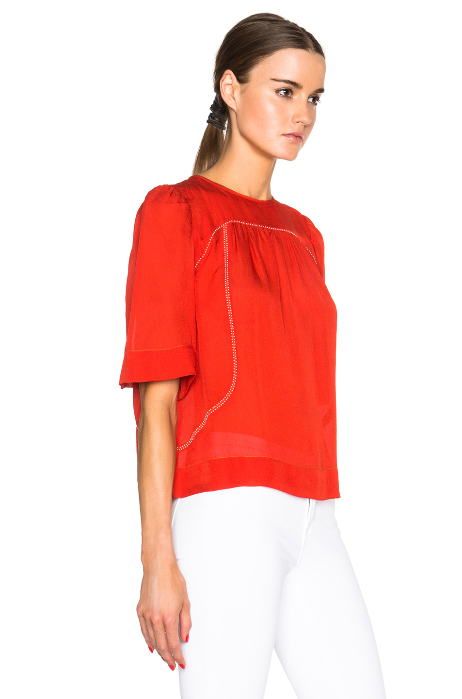 midja flare sleeve top