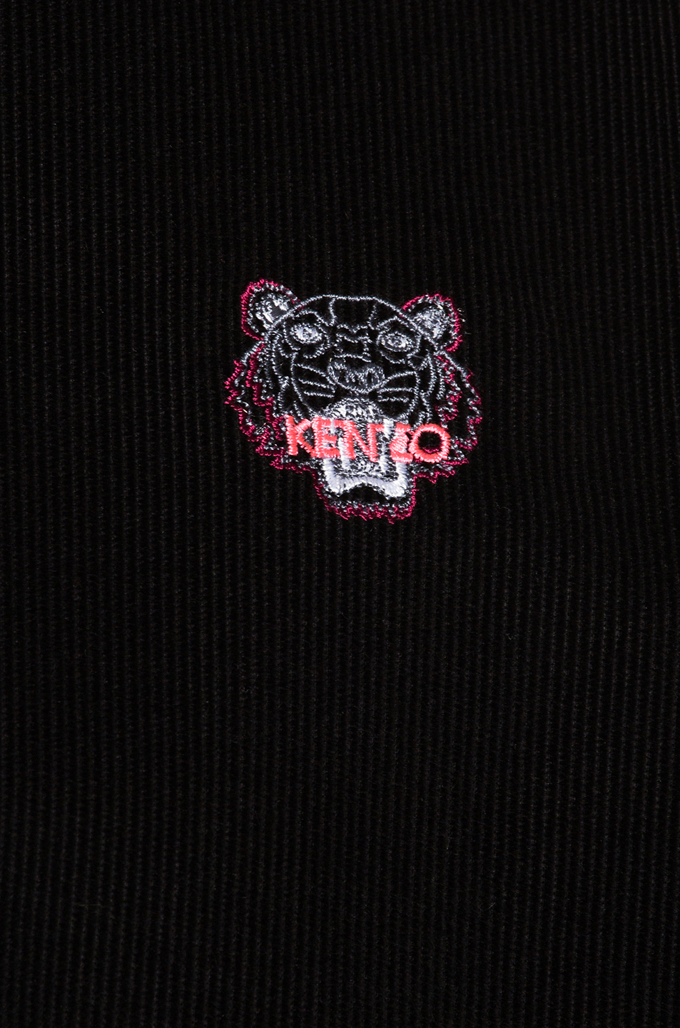 图象5 kenzo corduroy tiger shirt – 黑色