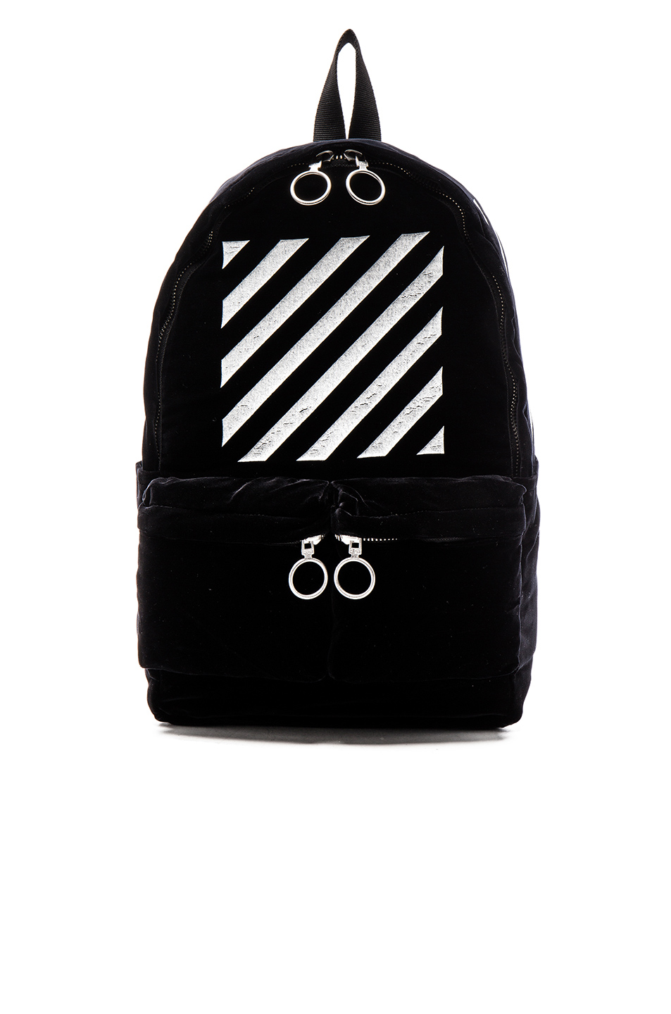 velvet diagonals backpack