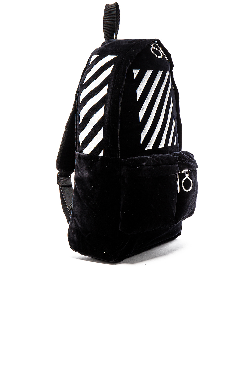 velvet diagonals backpack