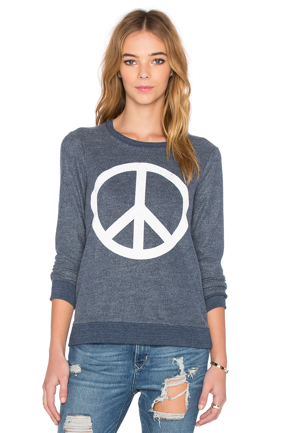 peace sign 图案t恤